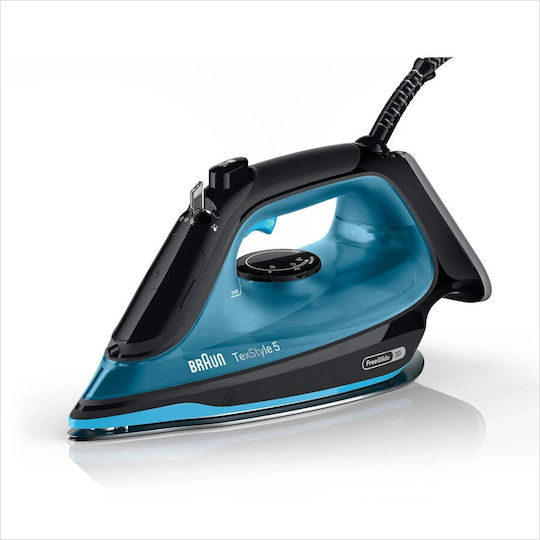 Braun Texstyle 5 Fier de Călcat cu Aburi 2600W cu Talpă Ceramică și Debit Continu de Abur 50g/min