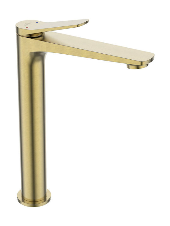 Invena Mischung Waschtischarmatur Gold