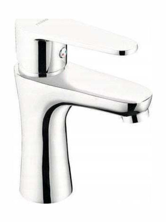 Retro Waschbeckenarmatur Silber