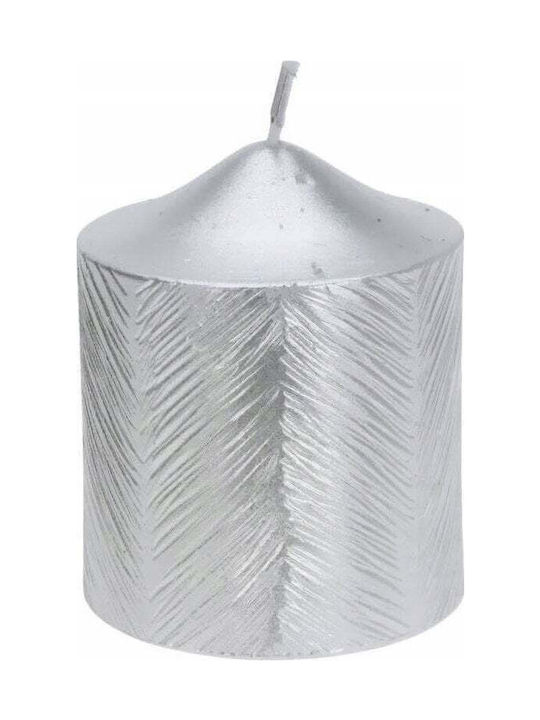 Home Styling Collection Διακοσμητικό Κερί Μεταλλικό Σχέδιο 5 X 6 Εκ