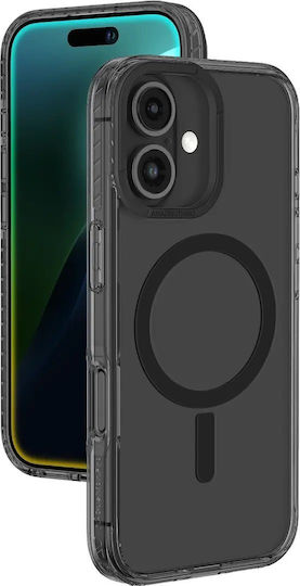AmazingThing 360 Full Cover Silicon Negru (iPhone 16 Plus)