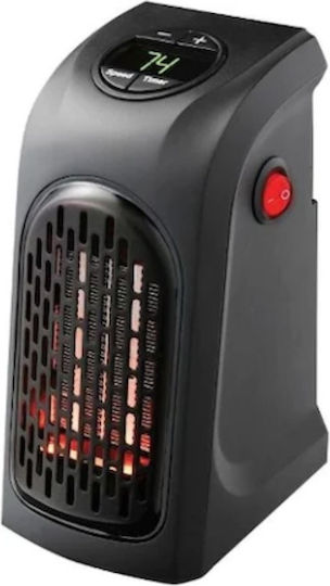 Acasă Fan Heater Room Floor Negru 400W