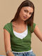 Women's Crop Top Green