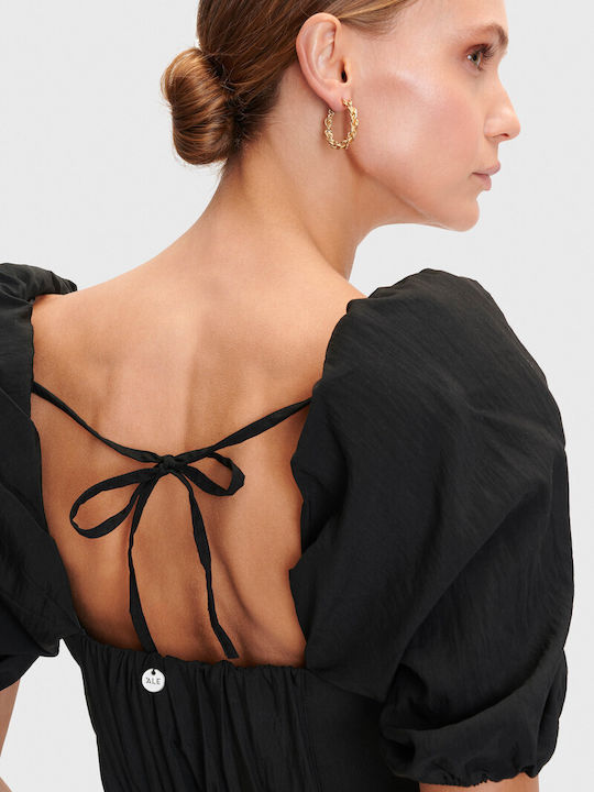 ALE - The Non Usual Casual Bluze Damă Crop Negru