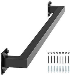 Handrail Stairs Steel Vivatechnix Matte Black Length 1215 Mm Square Tube 30x30 Mm Black Handrail Stairs Steel Vivatechnix Matte Black Length 1215 Mm Square Tube 30x30 Mm Black