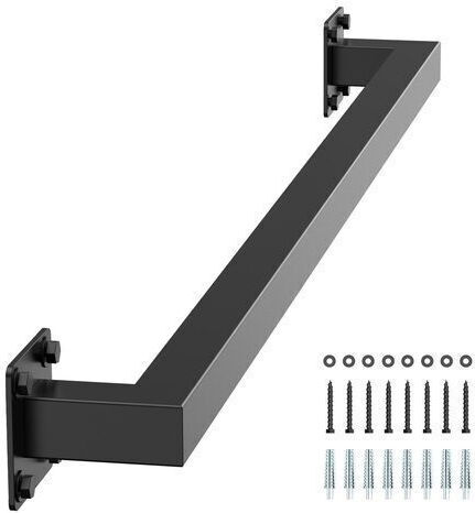 Balustradă Scări Oțel Vivatechnix Negru Mat Lungime 910 Mm Tub Pătrat 30x30 Mm Negru