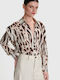 Long Sleeve Women's Denim Shirt Multicolour 81066282 Multicolour