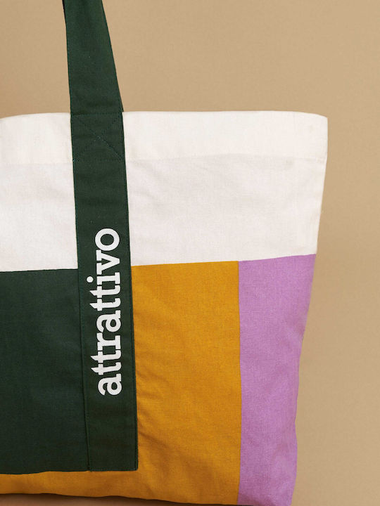 Damentasche Shopper Schultertasche Mehrfarbig