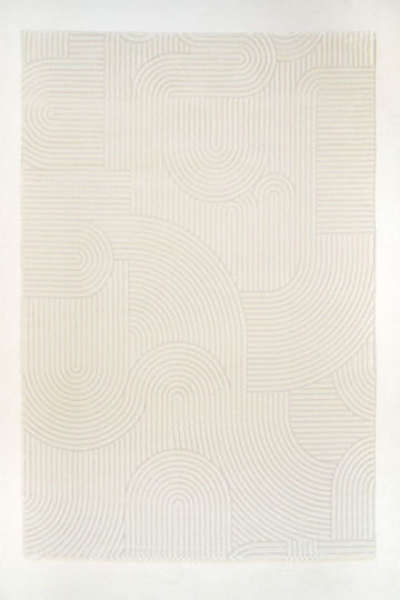 Ezzo Carolina E682b1w Rug Fireplace Rectangular Cream