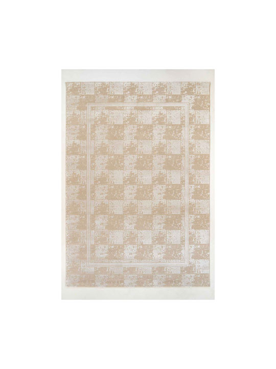 Ezzo Carlota E700c1w Teppich Kamin Rechteckig Synthetisch,Polyester/Cotton/Leather Cream