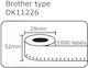 Brother Autocolante Autoadezive pe Rolă 29x52mm 1buc