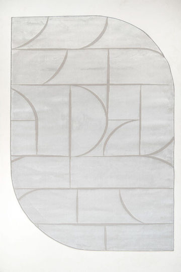Ezzo Forma E460a2a Χαλί Τζακιού Ορθογώνιο Light Grey 160x230cm