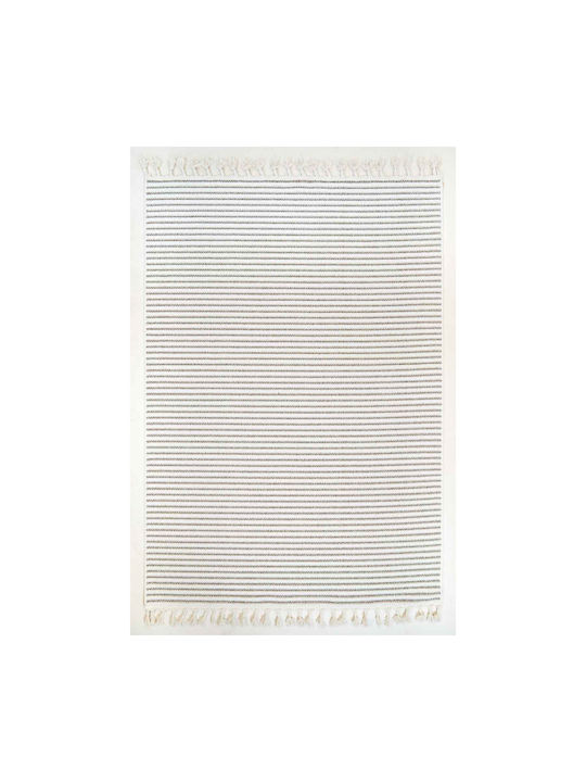 Ezzo Cottone E767a3u Χαλί Διάδρομος Cream 80x150cm