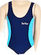 Power Flower Kids Swimwear One-Piece Blue