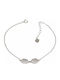 Women's Bracelet Rosette made of Silver with Zircon
