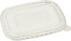 Pet Container Lid Food Kraft Rectangular 580-1000ml 50pcs