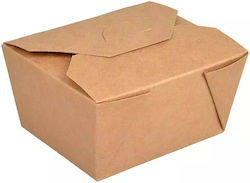 Kraft Disposable Paper Box Kraft 100pcs