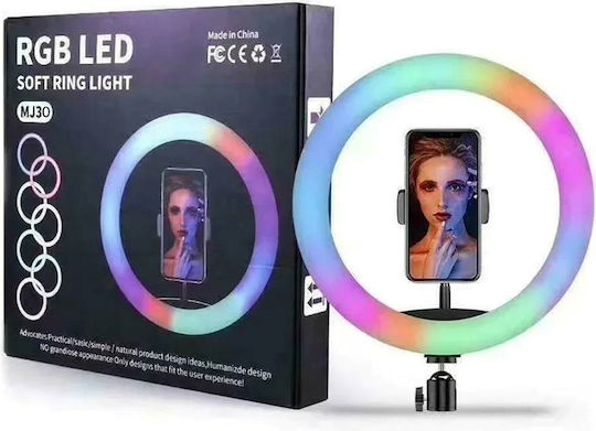 Mj-36 36см RGB Ринг Лайт LED Триножник Подов Стойка за Телефон 14" Инча