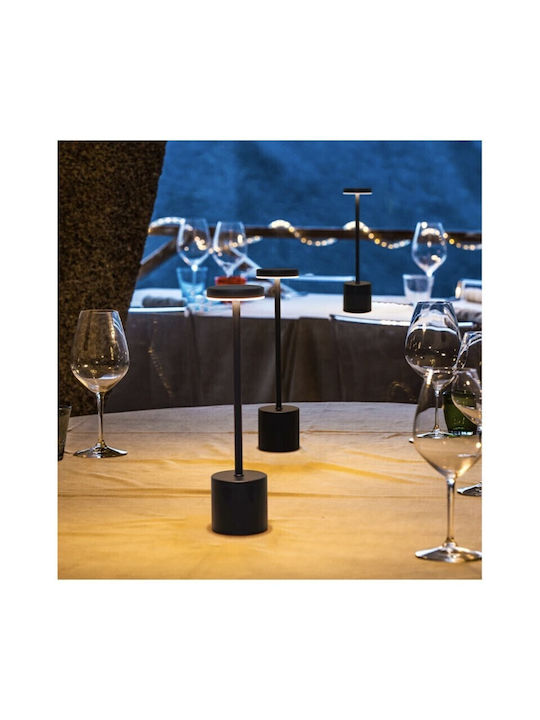 Viosarp Table Lamp LED with Black Shade and Base