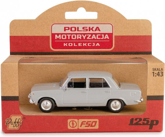 Daffi Prl Fahrzeug Fiat 125p Graues Spielzeugauto