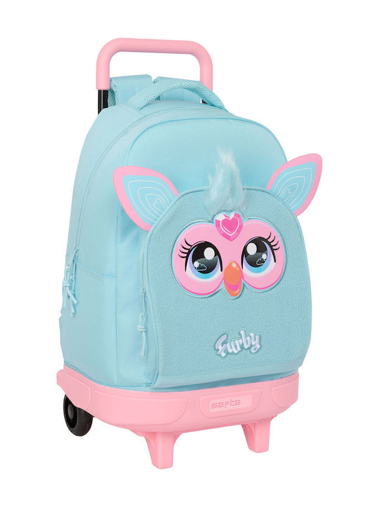 Furby ぬいぐるみ キャリーバッグ リュック付き ピンク Furby Sky School Bag Trolley Elementary, Elementary Blue with