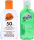 Malibu Водоустойчив Балсам SPF50 100мл + Aloe След Слънце 100мл