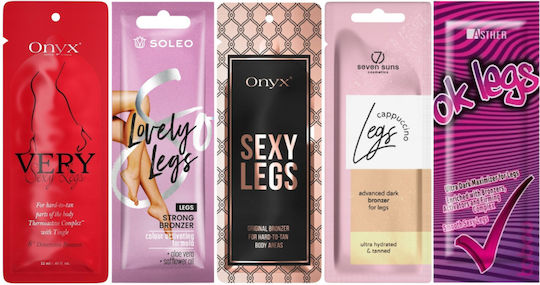 Leg Bronzer Set 5 Types 1 Piece Each