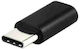 Green Lyca Конвертор micro USB / USB-C мъжки към micro USB женски Зелен 1бр