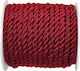 Κορδόνι Τρίκλωνο Rayon 5mm 15m T1409002 Μπορντώ
