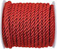 Κορδόνι Τρίκλωνο Rayon 5mm 15m T1409002 Κόκκινο