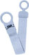 Bibs Pacifier Ribbon Made of Fabric Blue