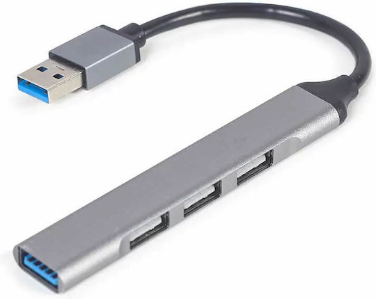Green Lyca USB 2.0 4 Port Hub with USB-A Connection Blue