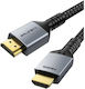 Extra Digital Extra Digital Premium Клас HDMI 2.1 Ultra High Speed 48Gbps 4K 120Hz HDR VRR Кабел HDMI мъжки - HDMI мъжки 3м Черен