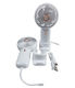 Handheld Desktop Usb Fan Rechargeable Small Quiet Personal Fans Portable Dd-132 White