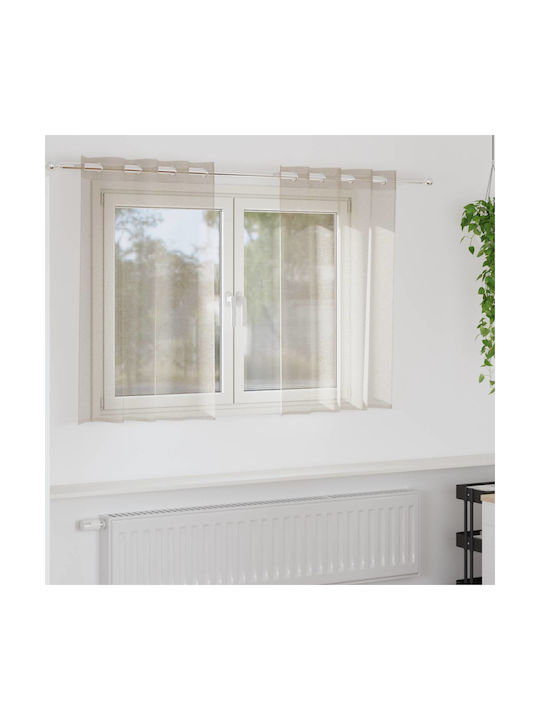 vidaXL vidaXL Set Vorhänge Fenster mit Grommets...