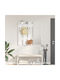 Entry Furniture with Mirror & Hanger 100x10x100cm