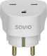 Savio English to Greek Plug Adapter
