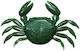 Silikonierter Krebs Marukyu Crab #7203 Grünes