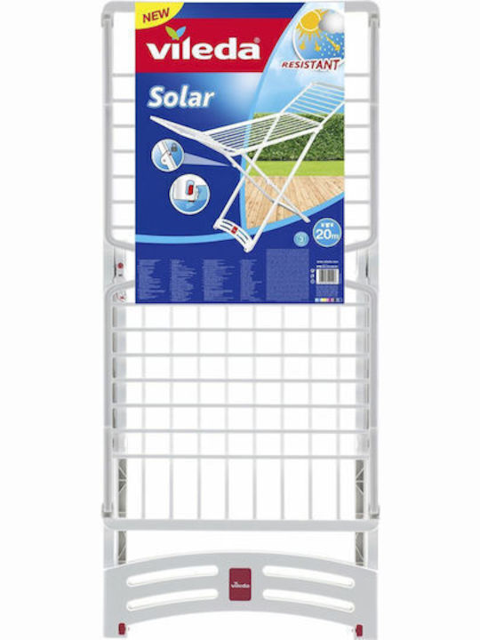 Vileda Solar Plastic Folding Floor Clothes Dryi...