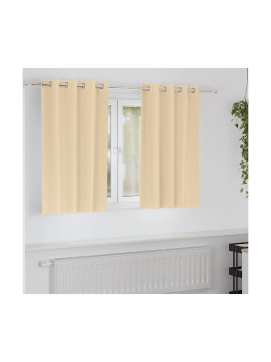vidaXL vidaXL Set Vorhänge Fenster mit Grommets...