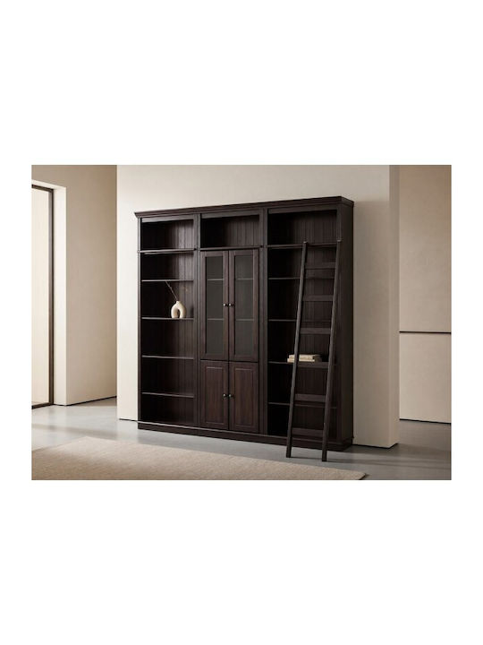 Saltoro Bookcase Dark Brown 222x34x223cm