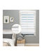 Roller Blinds Partial Blackout White W100xH180cm 111720