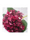 Hydrangea Artificial Branch 50 Cm Burgundy