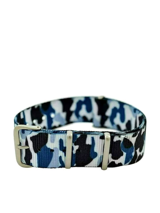 Fabric Strap Blue 20mm