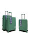 Felbags Βαλίτσες Ταξιδιού Σκληρές Lightgreen με 4 Ρόδες Σετ 3τμχ