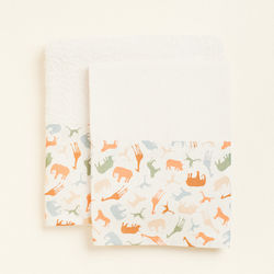 Beauty Home Christening Oilcloth Poplin Jungle Animals