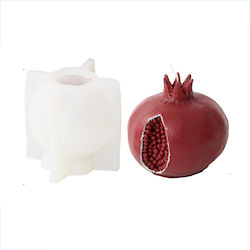 Rot – Silikonform 10.1x10.1x10cm Resin Wachs Gips Porzellan Handwerkskunst