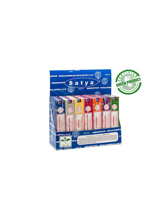 Set 7 Αρωματικά Στικ Satya Multi Fragrance Incense Sticks