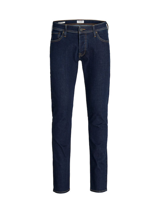 GLENN Herren Jeanshose Elastisch mit Slim Passform Blue Denim