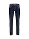 GLENN Herren Jeanshose Elastisch mit Slim Passform Blue Denim